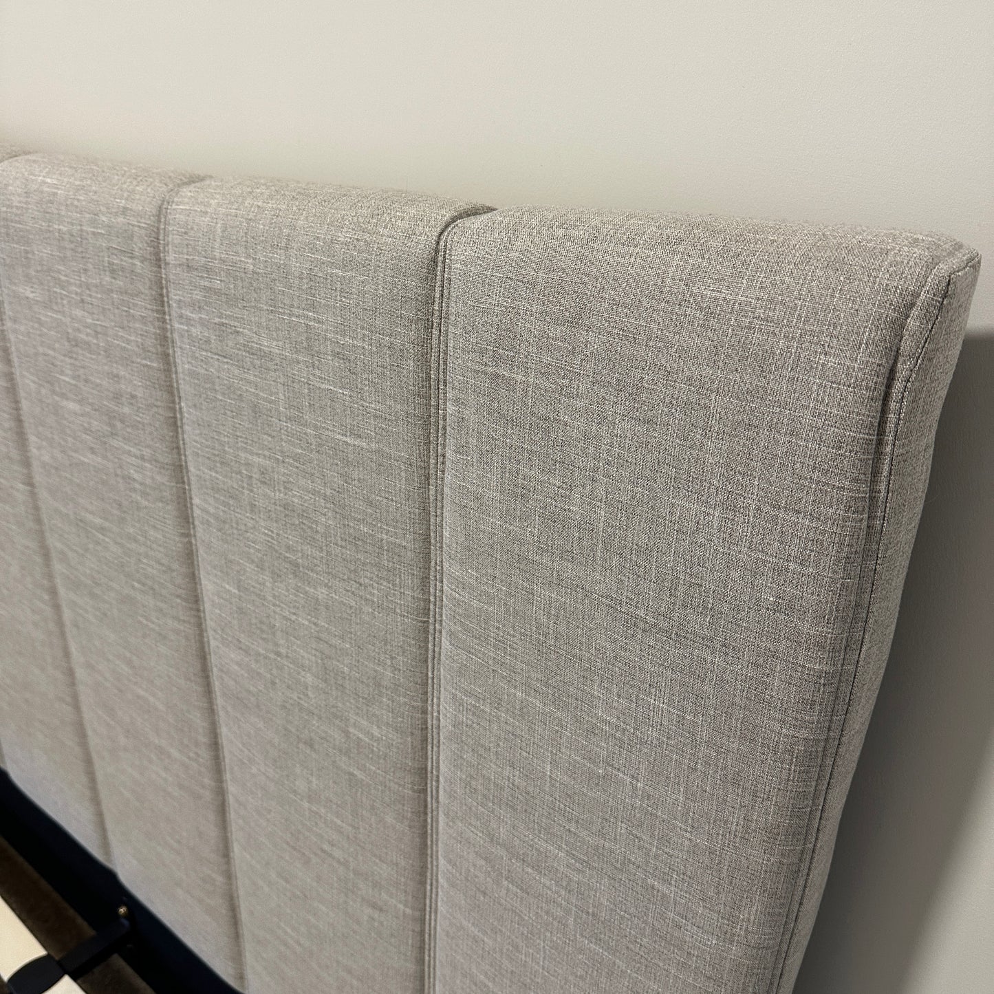 Upholstered Platform Bed - Queen Size