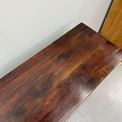 Solid Wood 3 Drawers Console Table