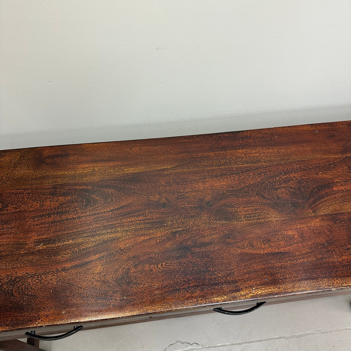 Solid Wood 3 Drawers Console Table