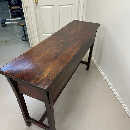 Solid Wood 3 Drawers Console Table