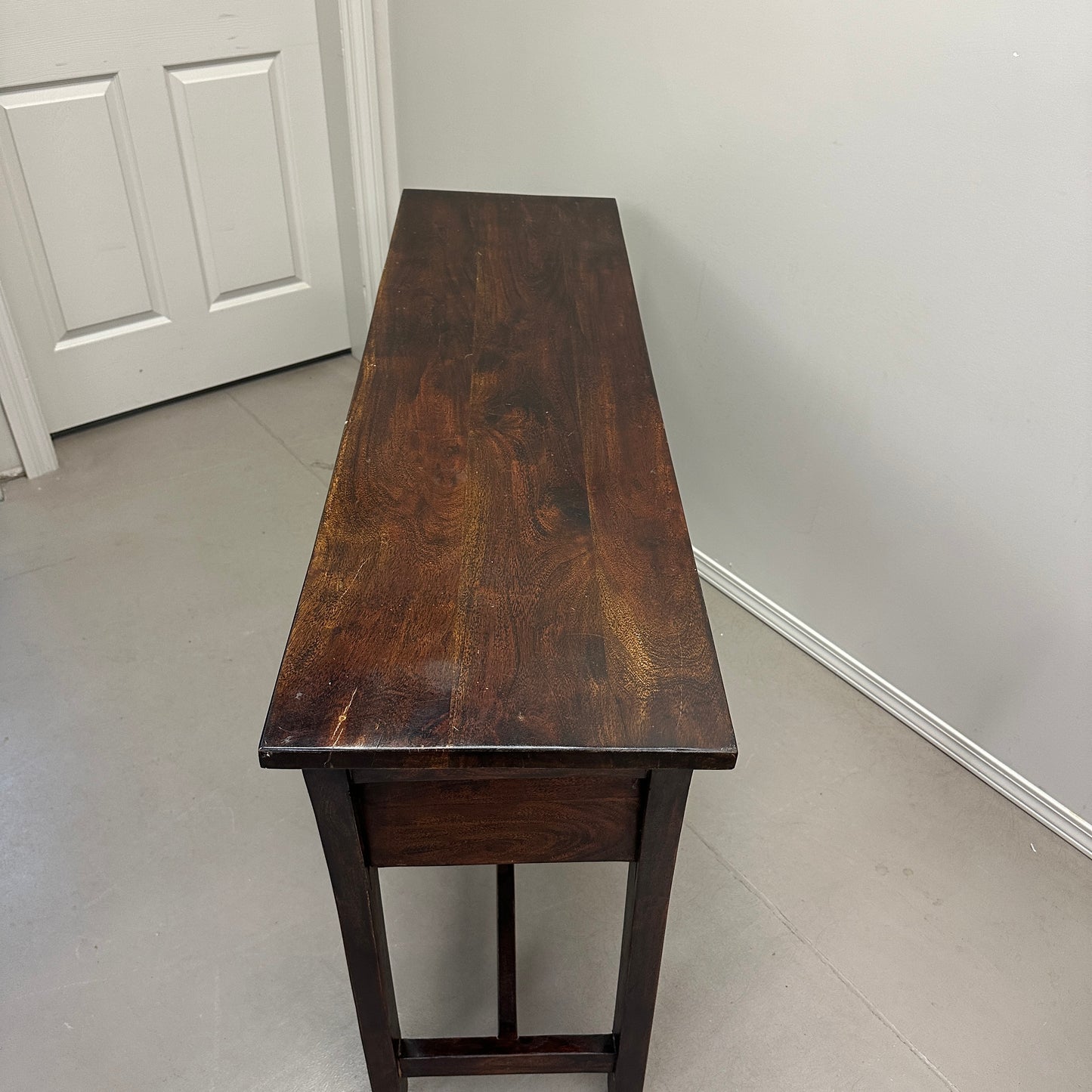 Solid Wood 3 Drawers Console Table