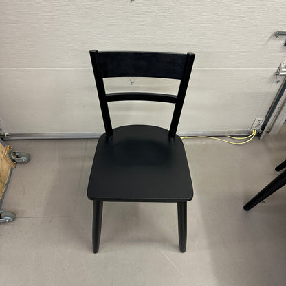 Black Solid Wood Dining Set