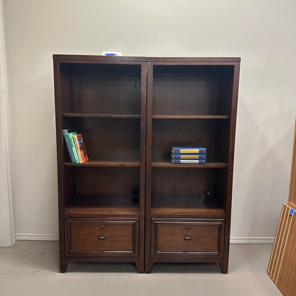Dark Brown Shelves - 2 pieces by Hooker Furniture