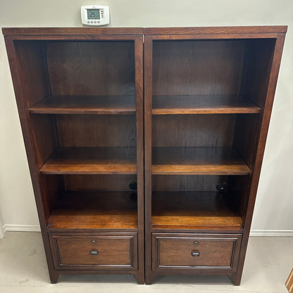 Dark Brown Shelves - 2 pieces by Hooker Furniture