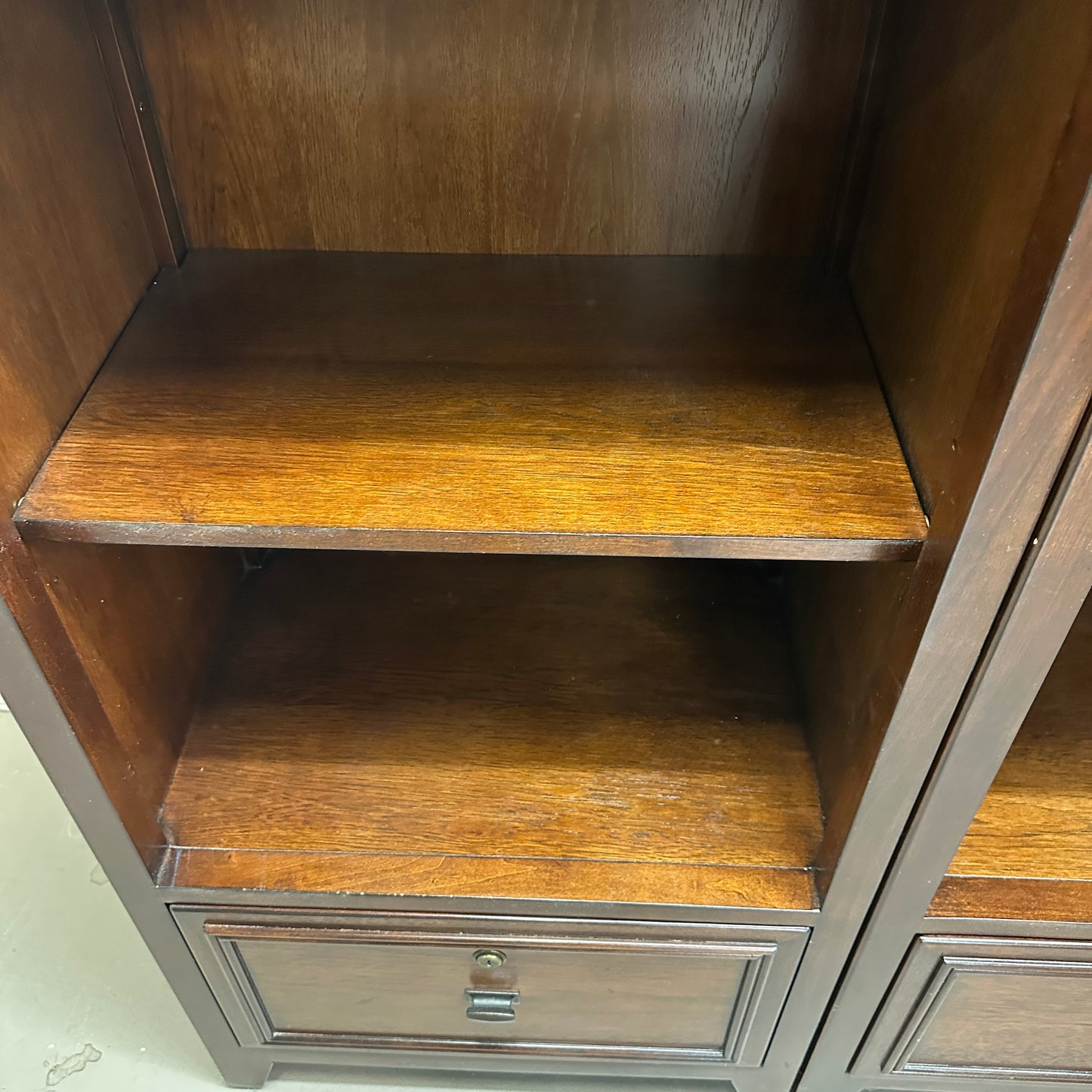 Dark Brown Shelves - 2 pieces by Hooker Furniture