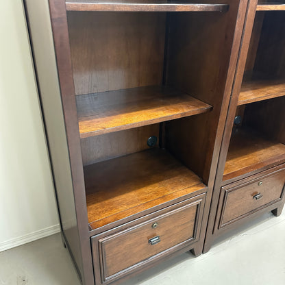 Dark Brown Shelves - 2 pieces by Hooker Furniture