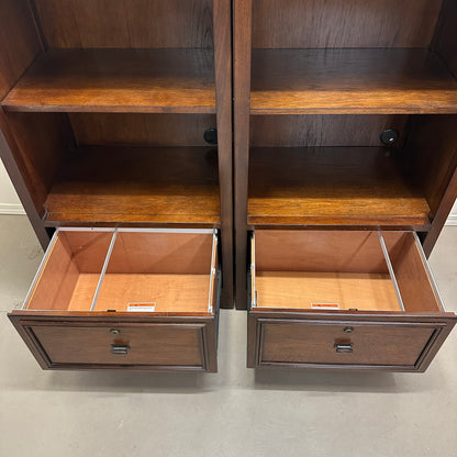 Dark Brown Shelves - 2 pieces by Hooker Furniture