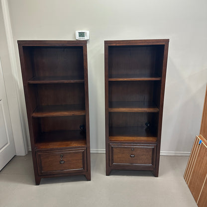Dark Brown Shelves - 2 pieces by Hooker Furniture
