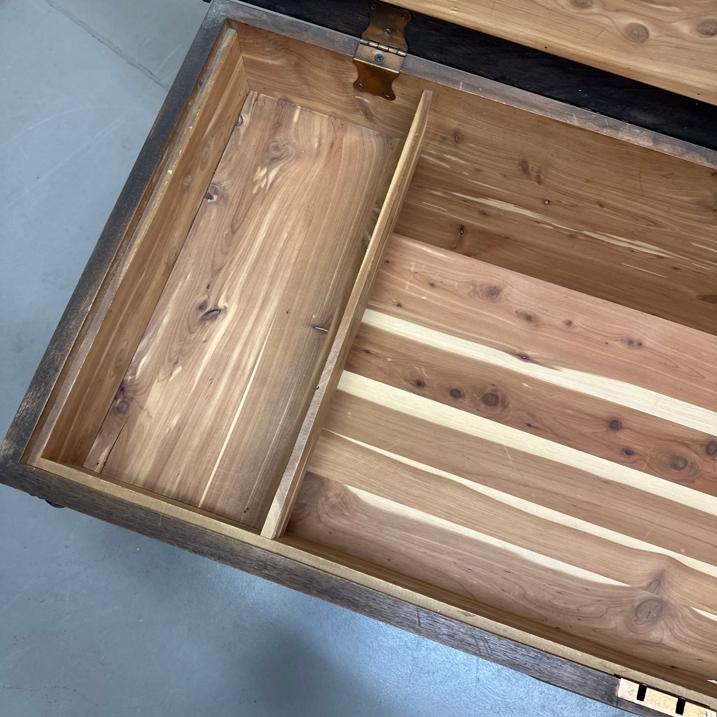 Antique Honderich Cedar Bench Chest