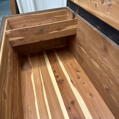Antique Honderich Cedar Bench Chest