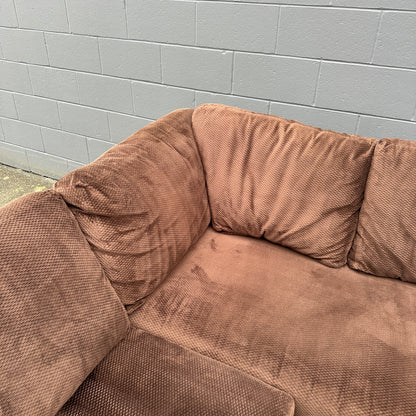 Couch Potato Dark Brown Sectional
