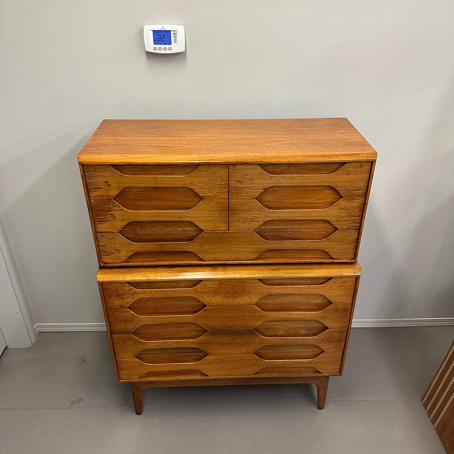 Mid-Century Arne Hovmand Highboy Dresser