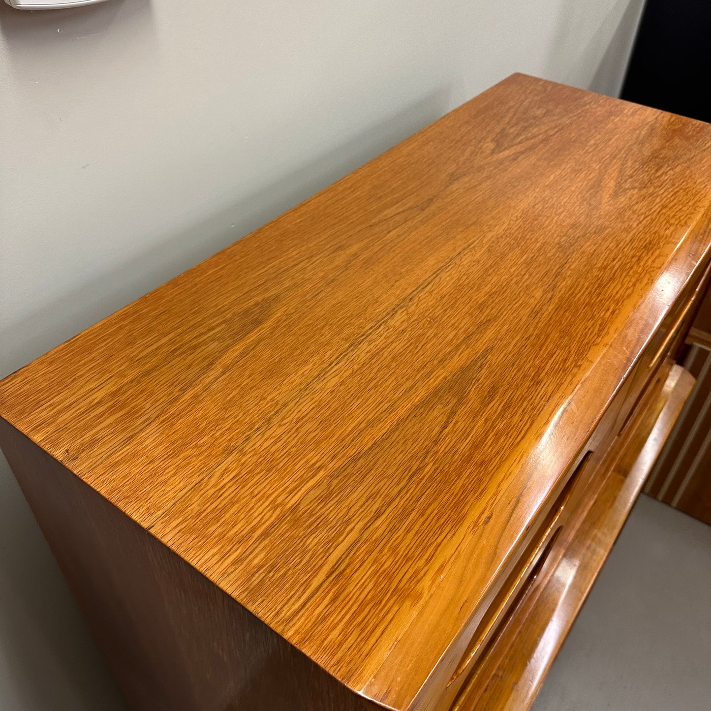 Mid-Century Arne Hovmand Highboy Dresser and Nightstand