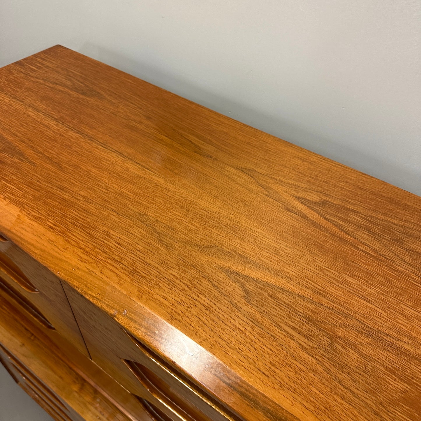 Mid-Century Arne Hovmand Highboy Dresser and Nightstand