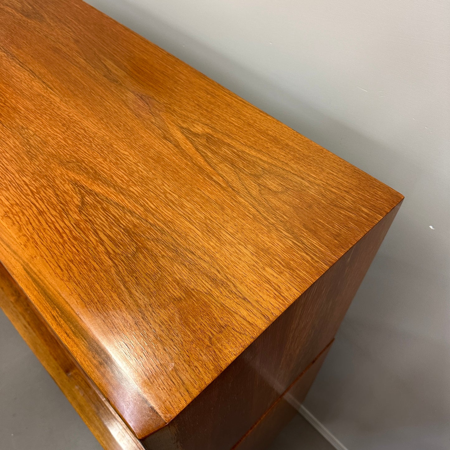 Mid-Century Arne Hovmand Highboy Dresser and Nightstand