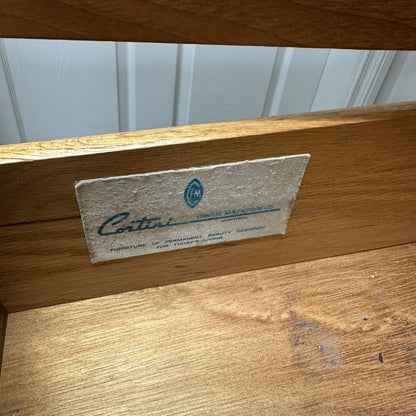 Mid-Century Arne Hovmand Highboy Dresser and Nightstand