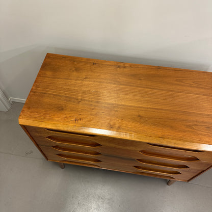 Mid-Century Arne Hovmand Highboy Dresser and Nightstand