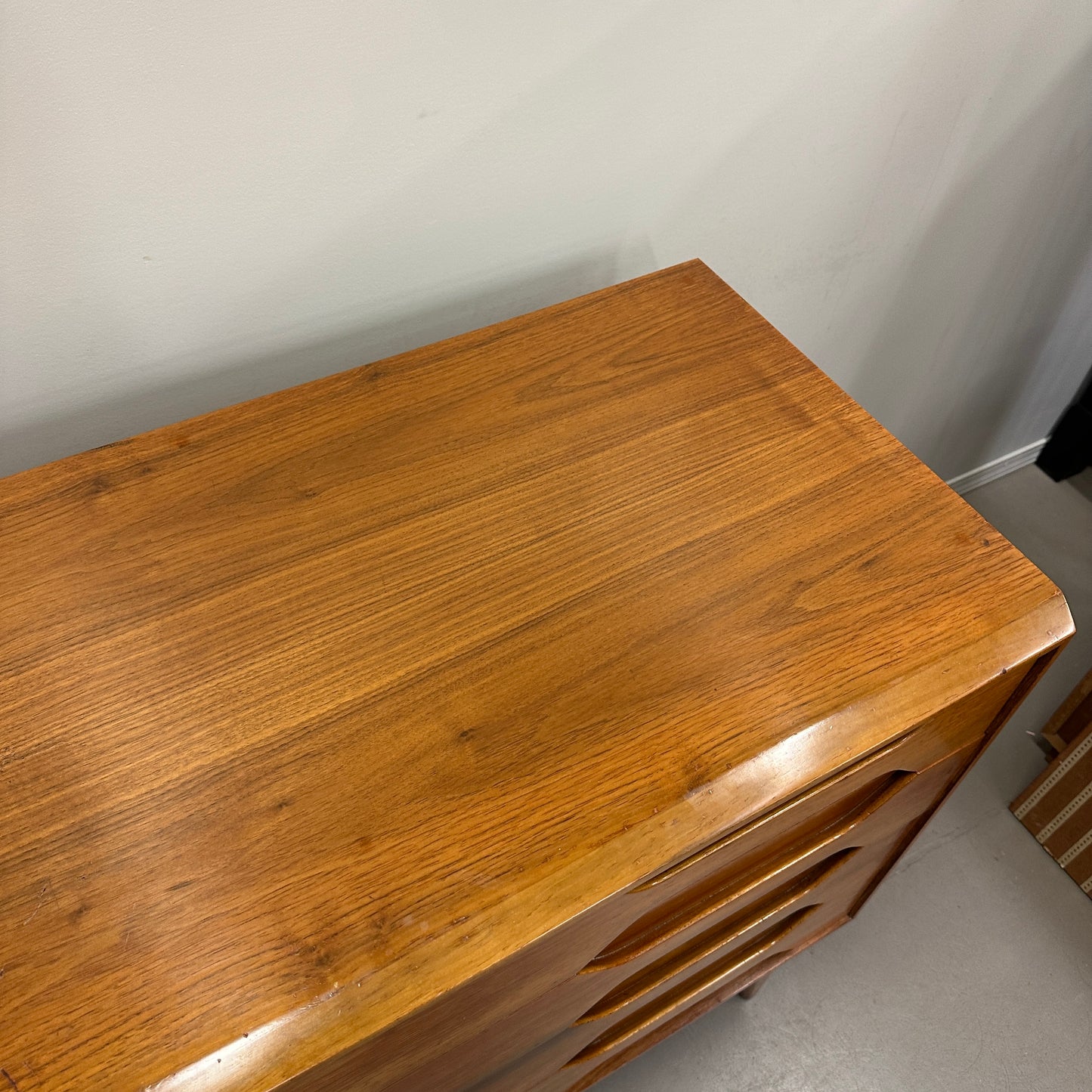 Mid-Century Arne Hovmand Highboy Dresser and Nightstand