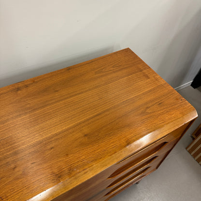 Mid-Century Arne Hovmand Highboy Dresser and Nightstand