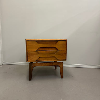 Mid-Century Arne Hovmand Highboy Dresser and Nightstand
