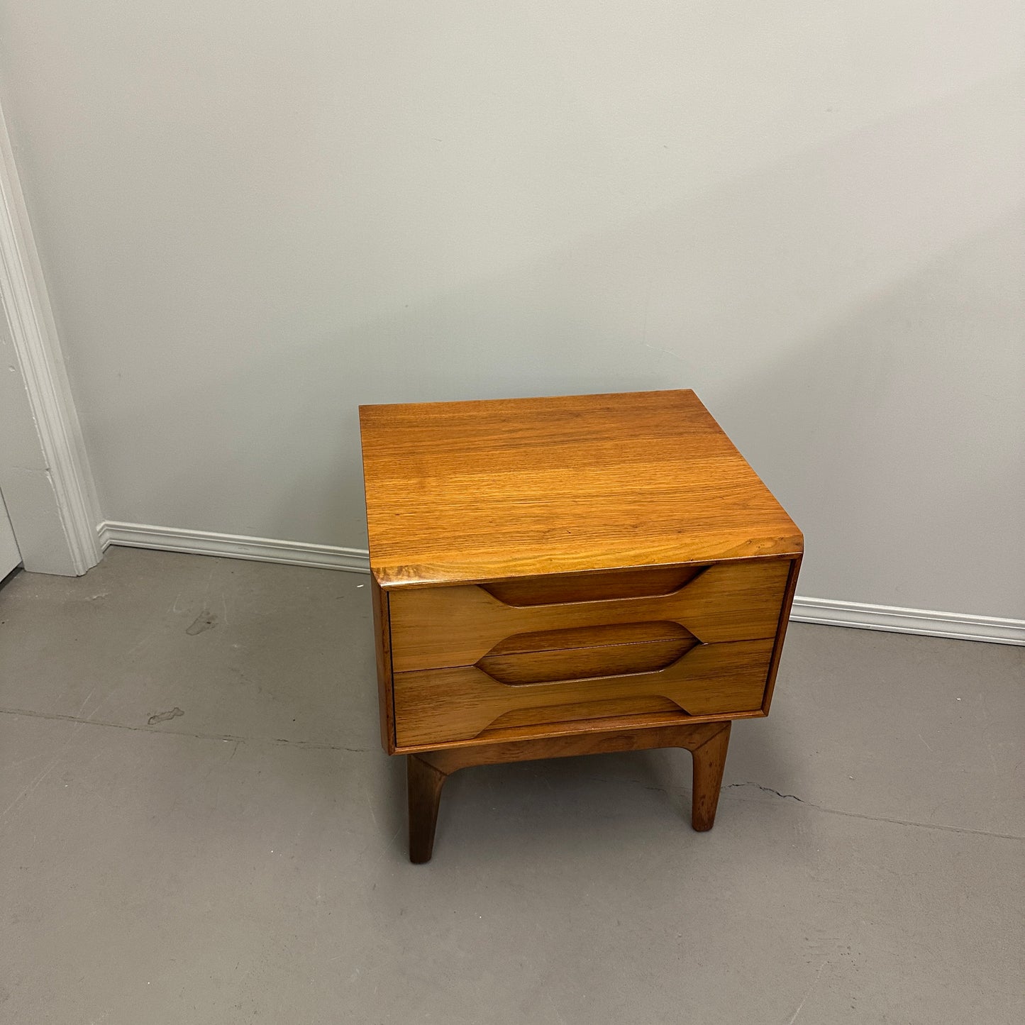 Mid-Century Arne Hovmand Highboy Dresser and Nightstand