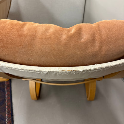 1970s Norwegian Leather Accent Chair (x2)