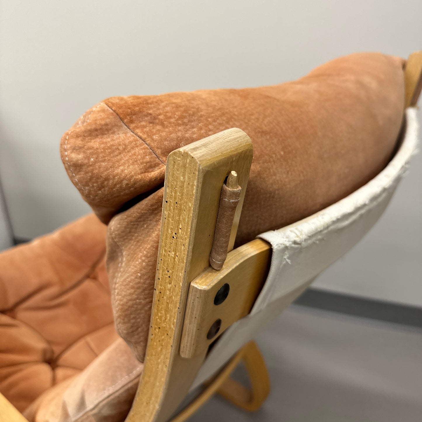 1970s Norwegian Leather Accent Chair (x2)