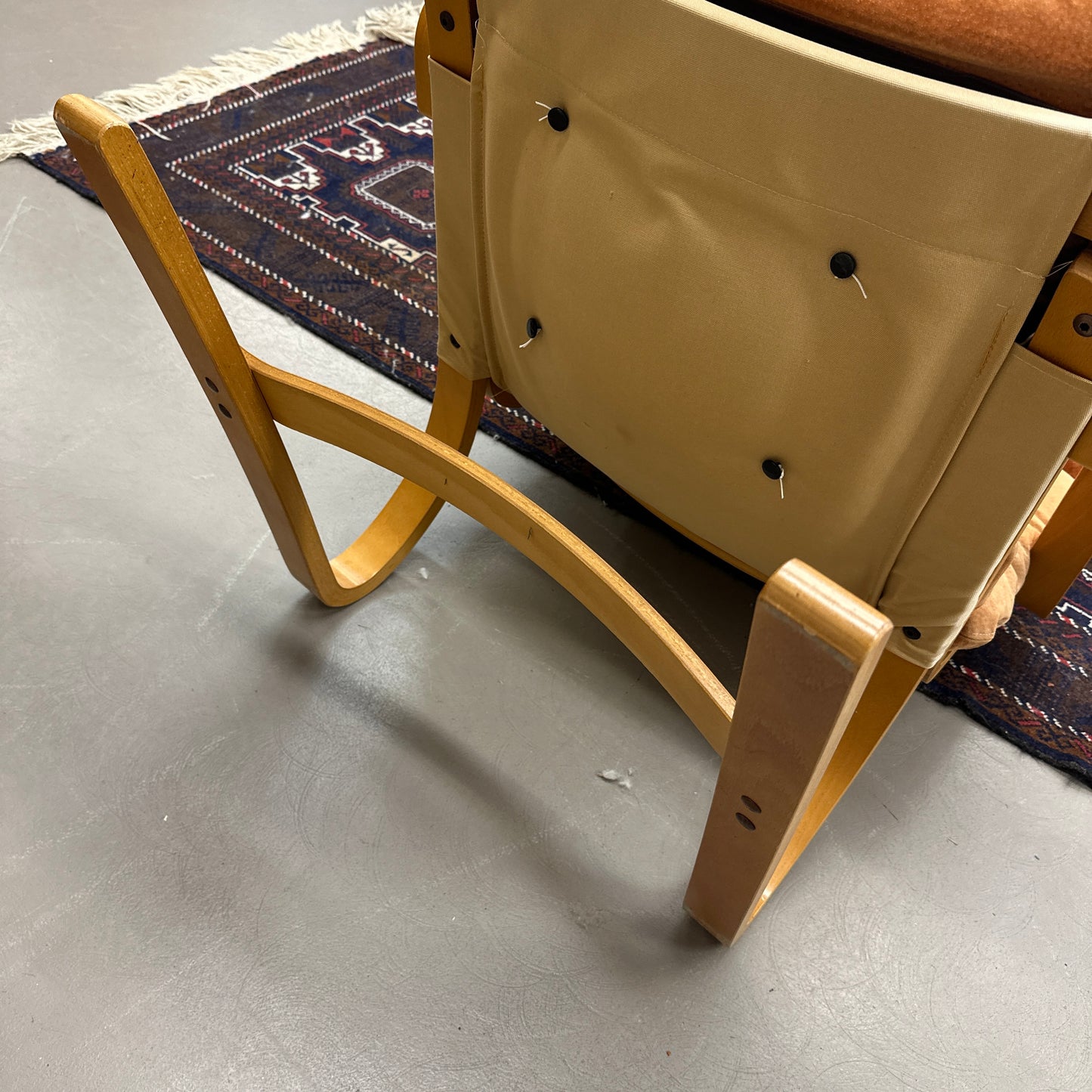 1970s Norwegian Leather Accent Chair