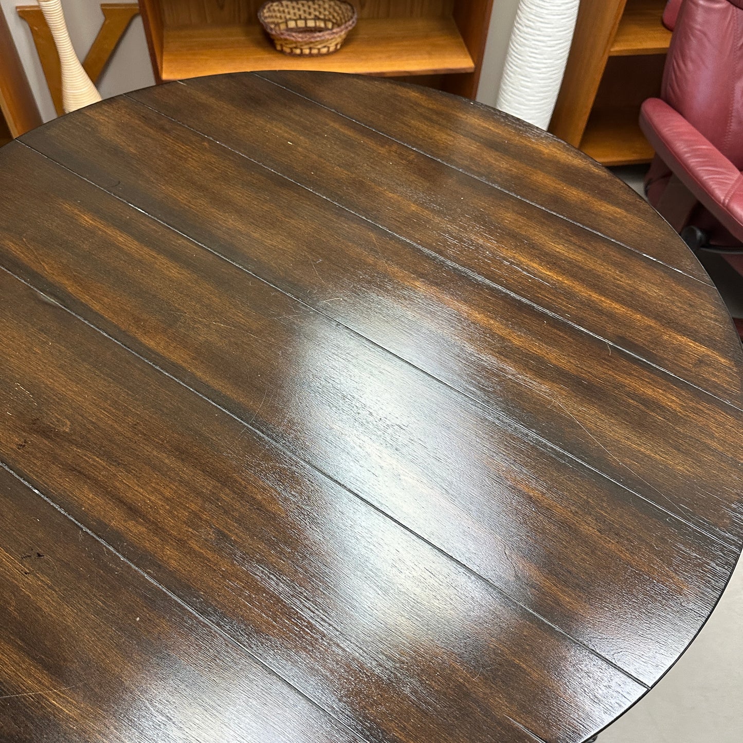 Linon Steel/Wood Industrial Adjustable Round Bar Set