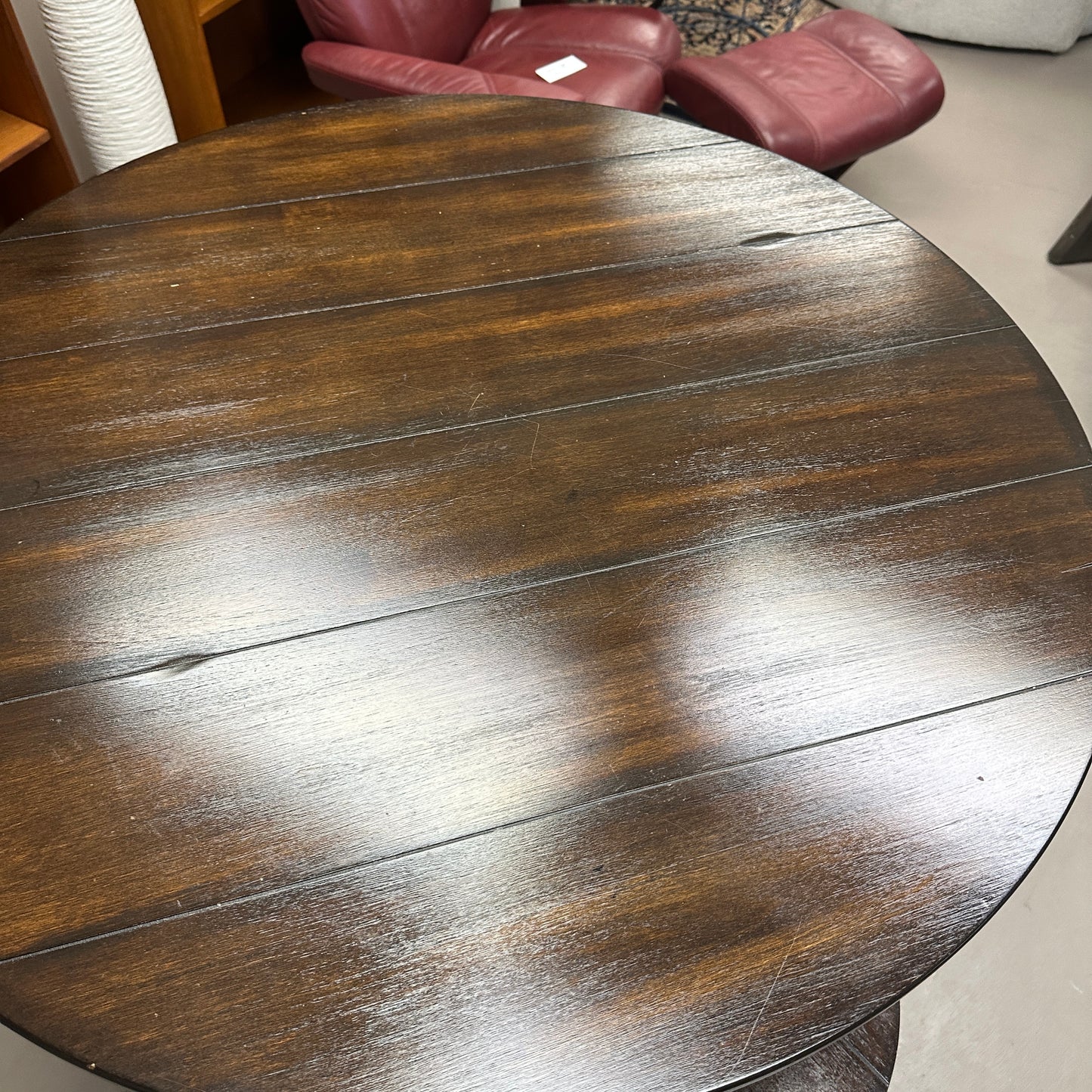 Linon Steel/Wood Industrial Adjustable Round Bar Set