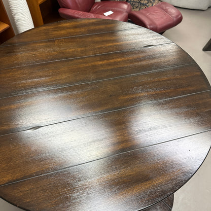 Linon Steel/Wood Industrial Adjustable Round Bar Set