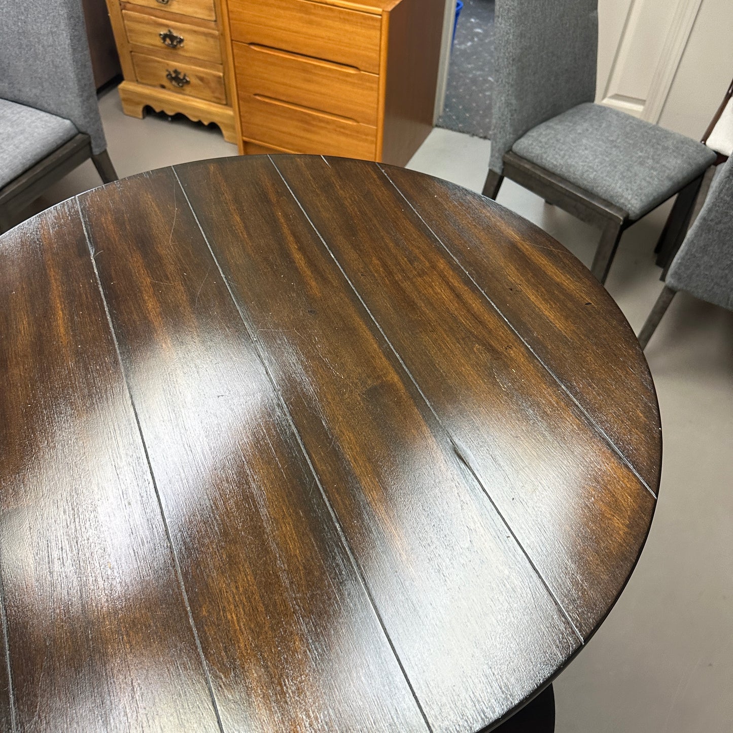 Linon Steel/Wood Industrial Adjustable Round Bar Set