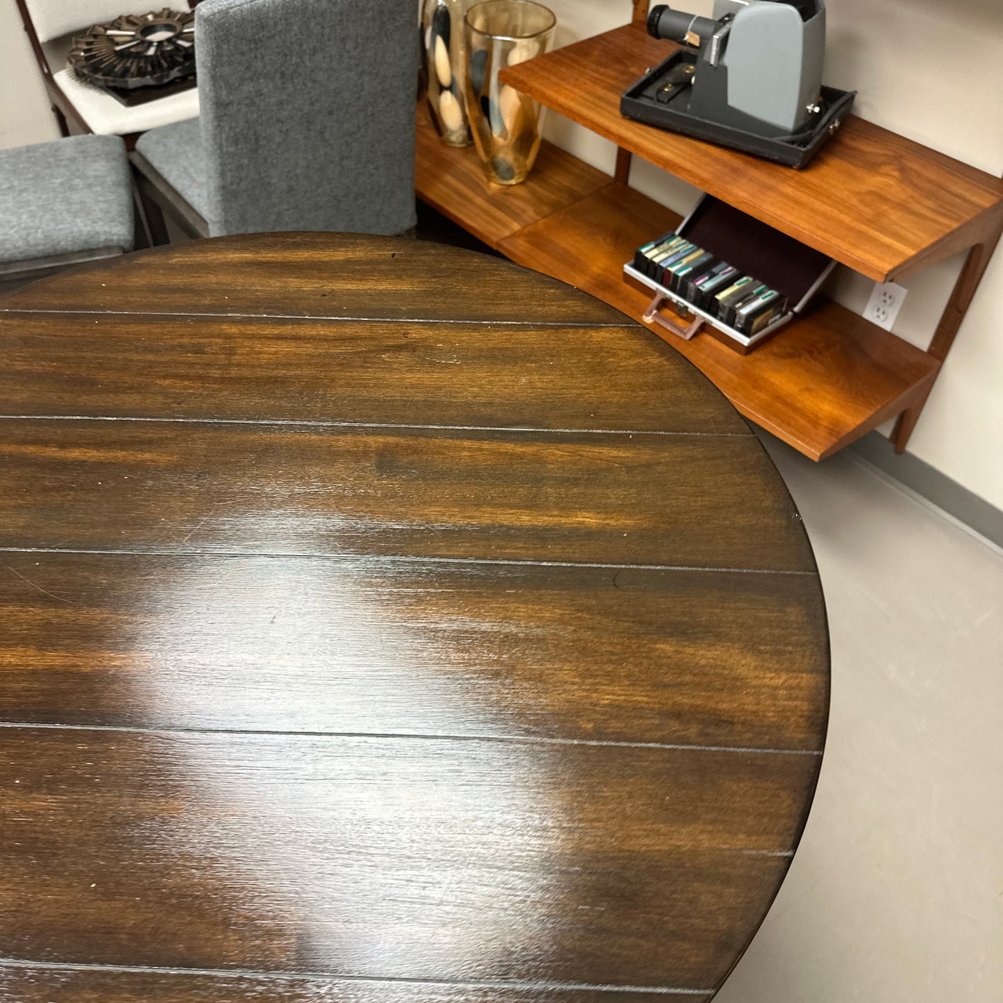 Linon Steel/Wood Industrial Adjustable Round Bar Set