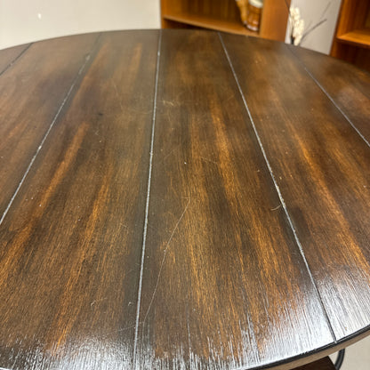 Linon Steel/Wood Industrial Adjustable Round Bar Set