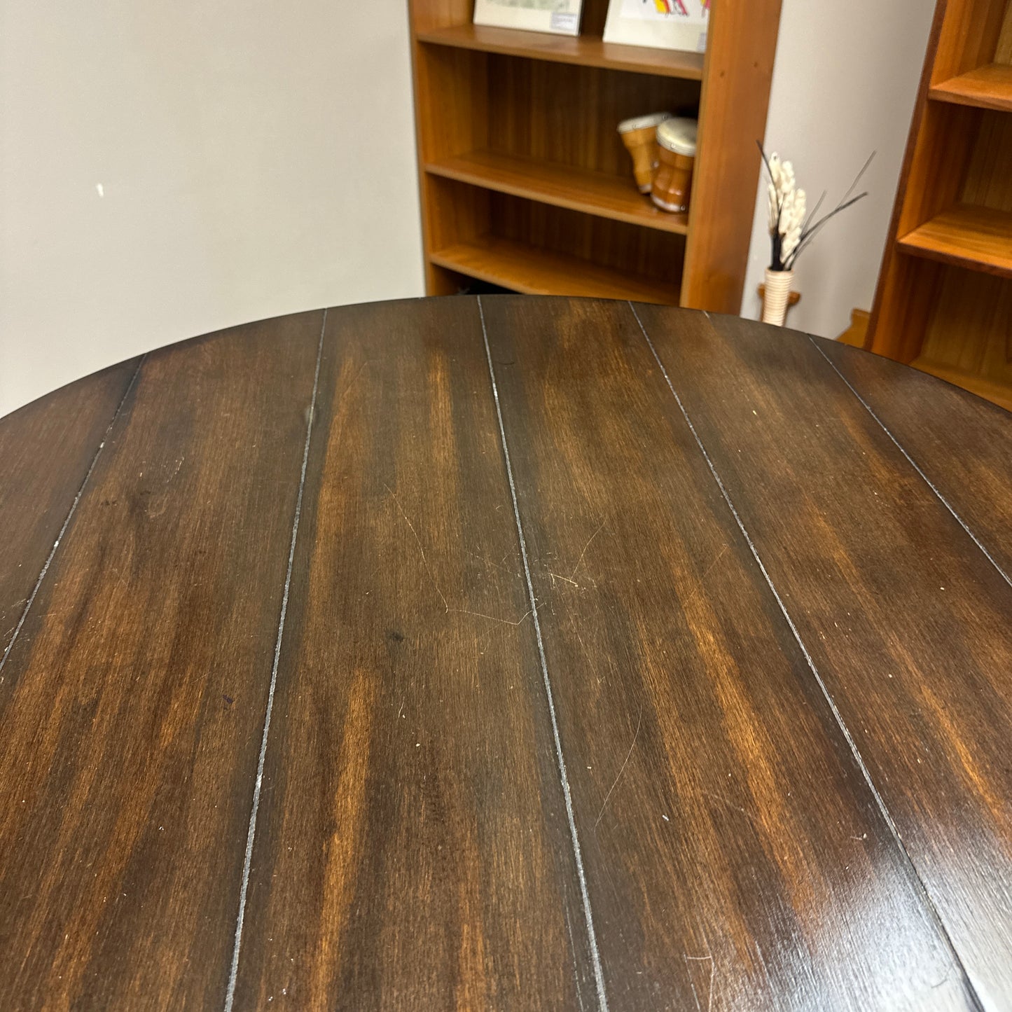 Linon Steel/Wood Industrial Adjustable Round Bar Set