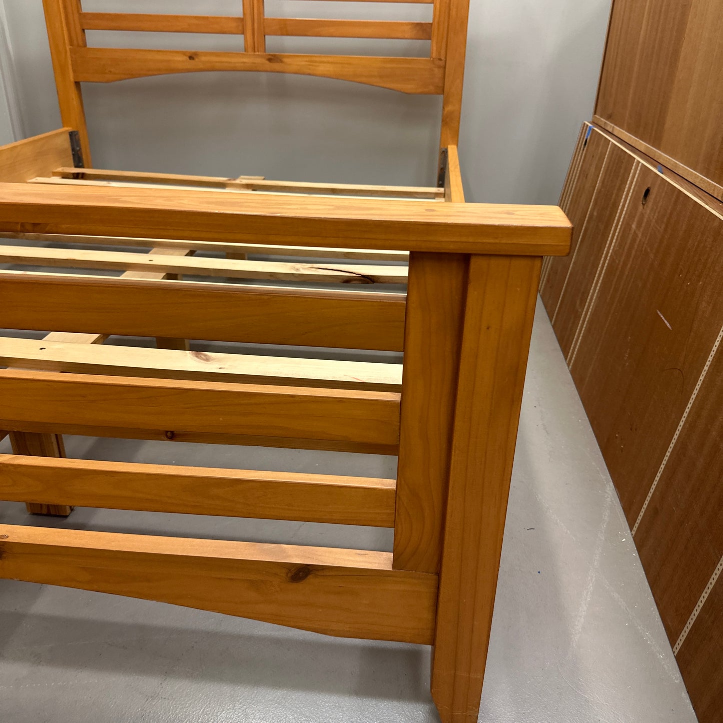 Solid Wood Full/Double Bed by Mako