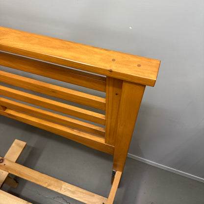 Solid Wood Full/Double Bed by Mako