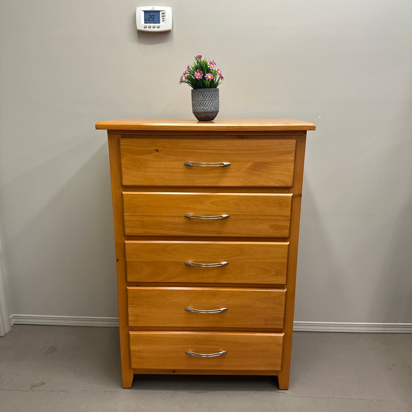 Solid Wood Highboy Dresser by Mako