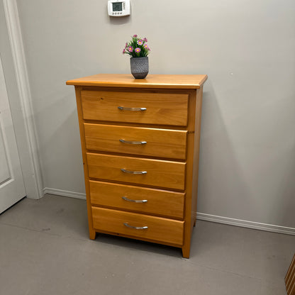 Solid Wood Highboy Dresser by Mako