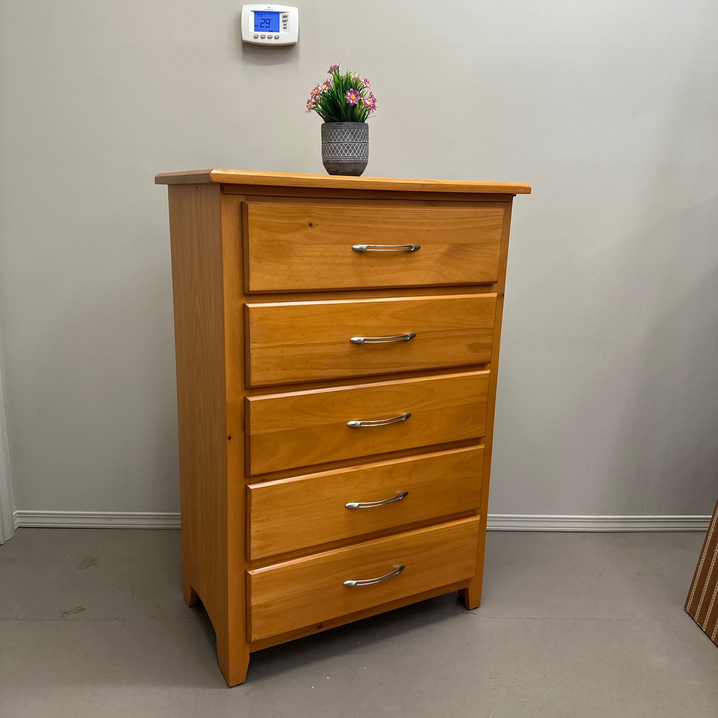 Solid Wood Highboy Dresser by Mako