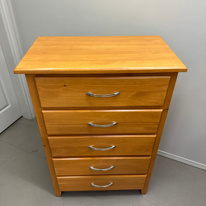 Solid Wood Highboy Dresser by Mako