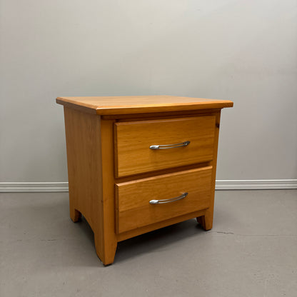 Solid Wood Nighstand by Mako