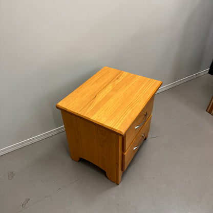 Solid Wood Nighstand by Mako