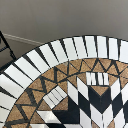 Bistro Mosaic Round Table and Chairs