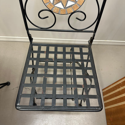 Bistro Mosaic Round Table and Chairs