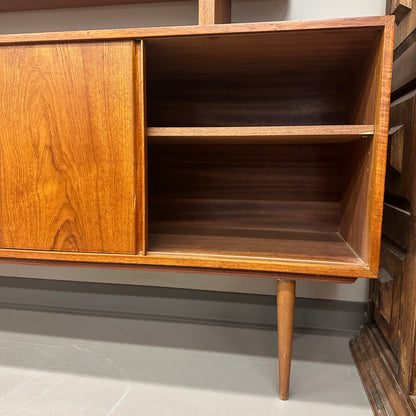 Mid-Century Modern Danish 2-Piece Sideboard & Hutch