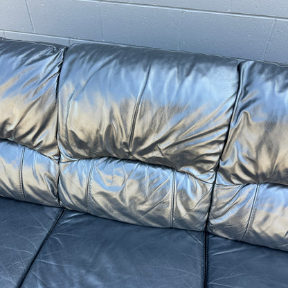 Black Leather Sofa