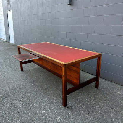 Mid-Century Modern Rosewood Executive Desk