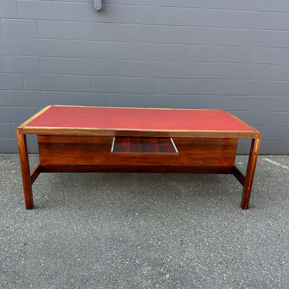 Mid-Century Modern Rosewood Executive Desk