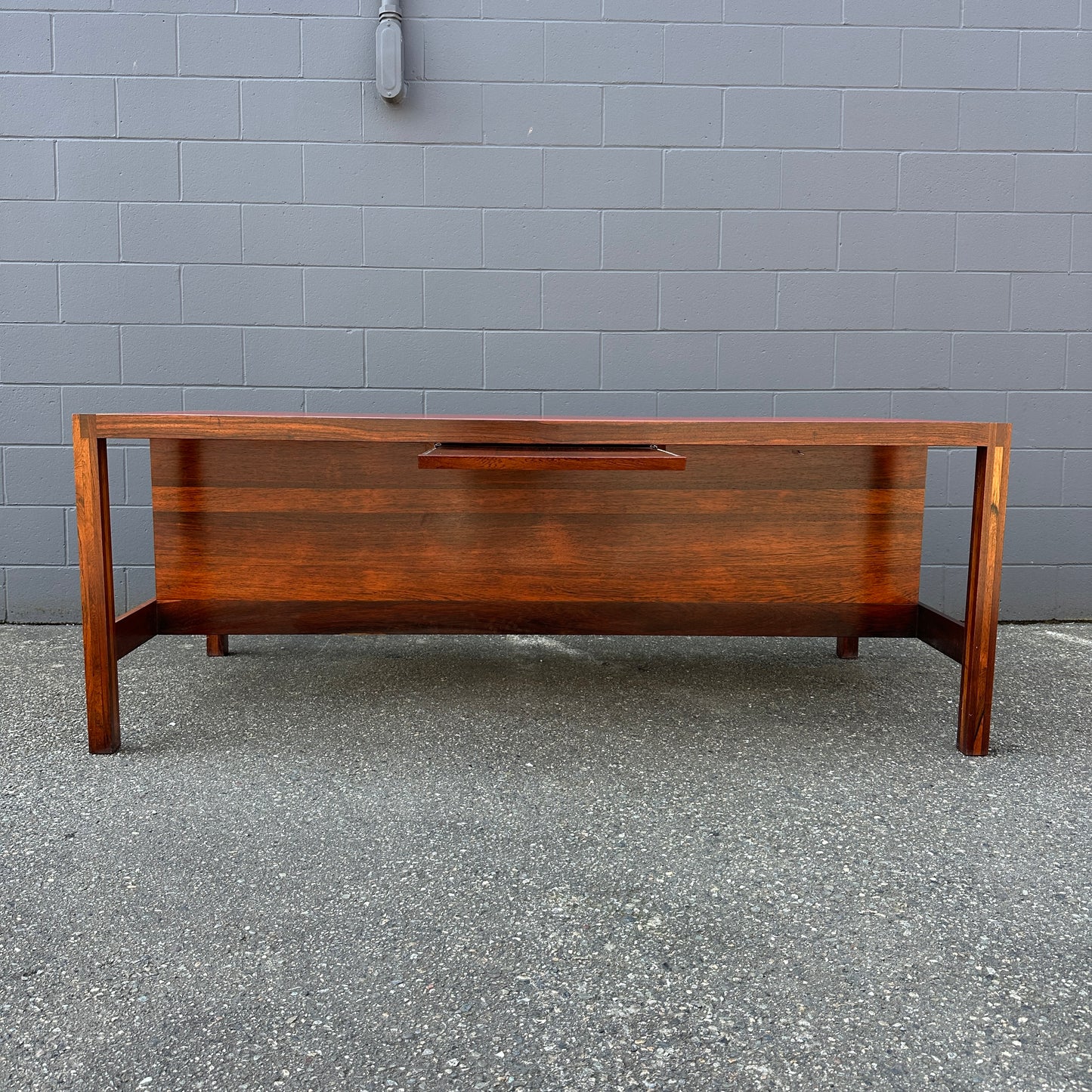 Mid-Century Modern Rosewood Executive Desk